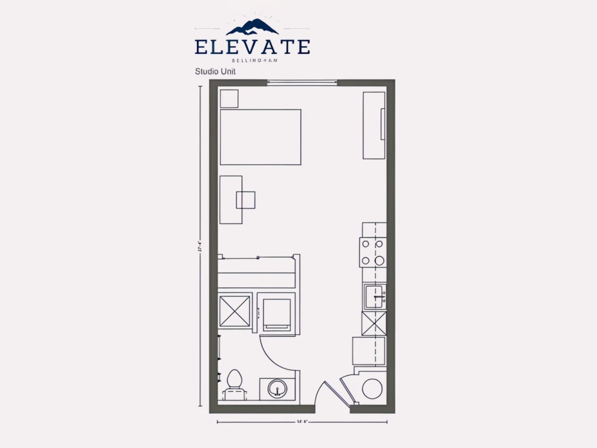 1 Bed 1 Bath S1