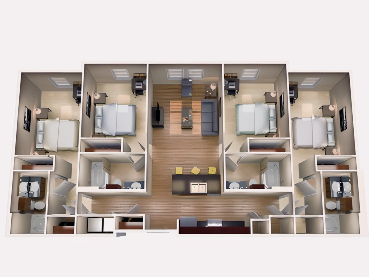 4 Bed 4 Bath D1