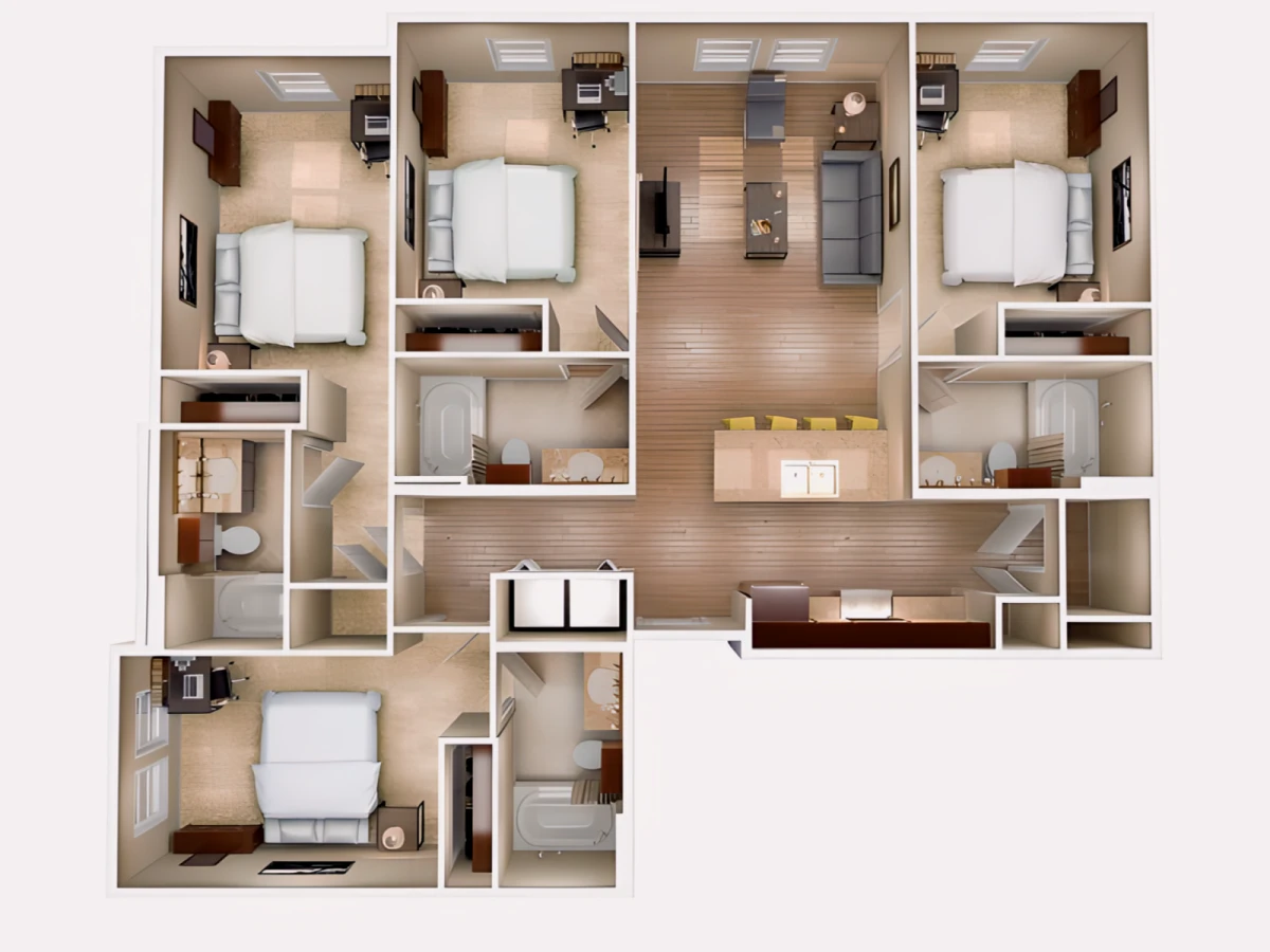 4 Bed 4 Bath D2