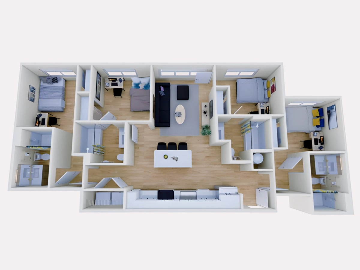 4 Rooms view 4