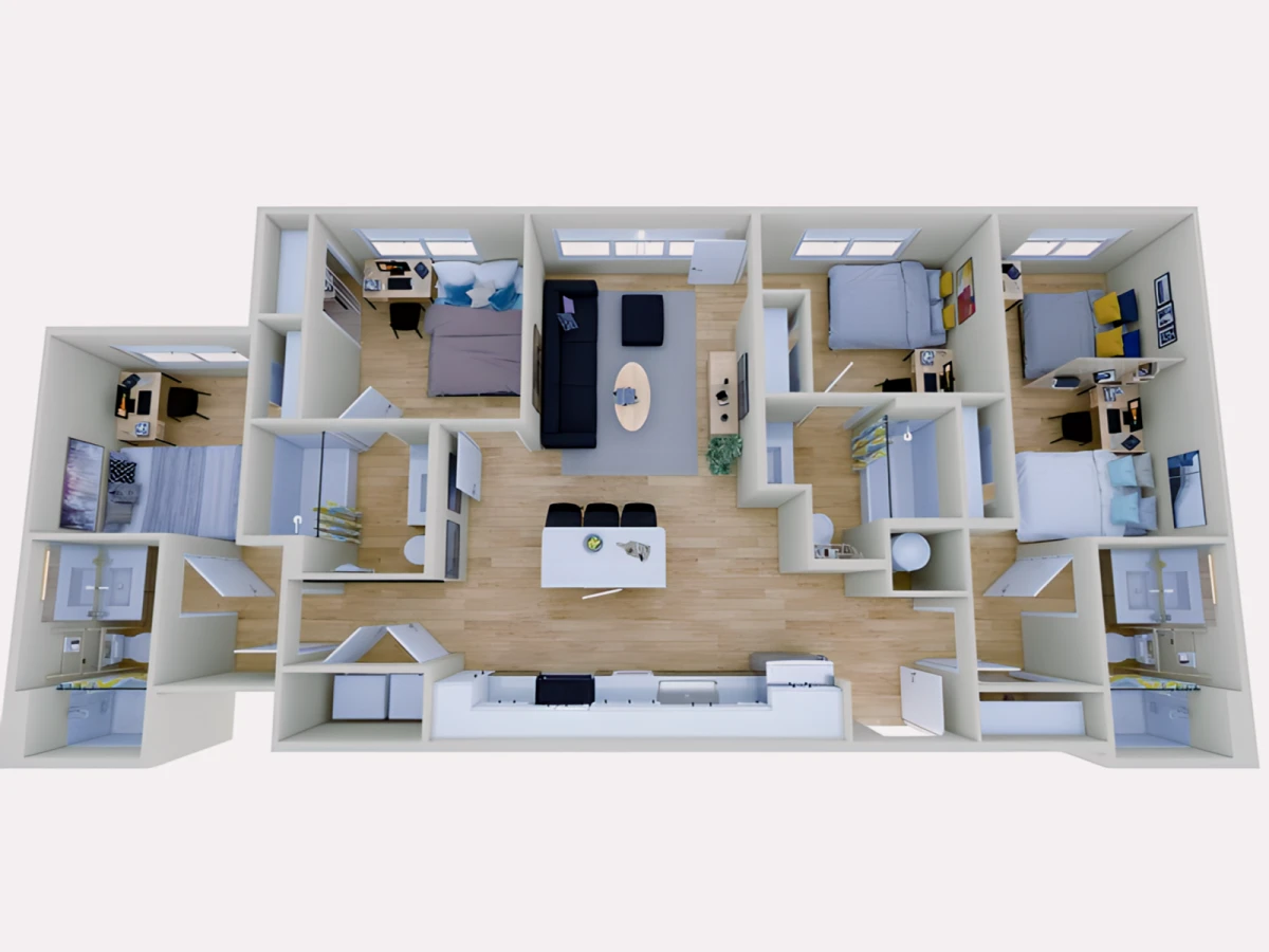 4 Bed 4 Bath D4