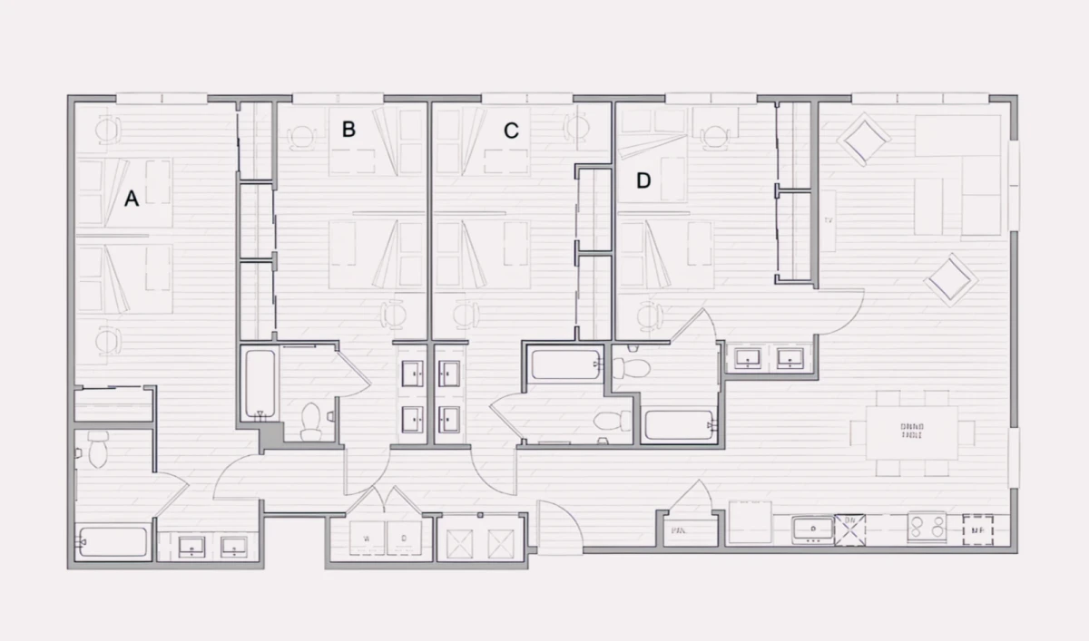 4 Bed 4 Bath D14