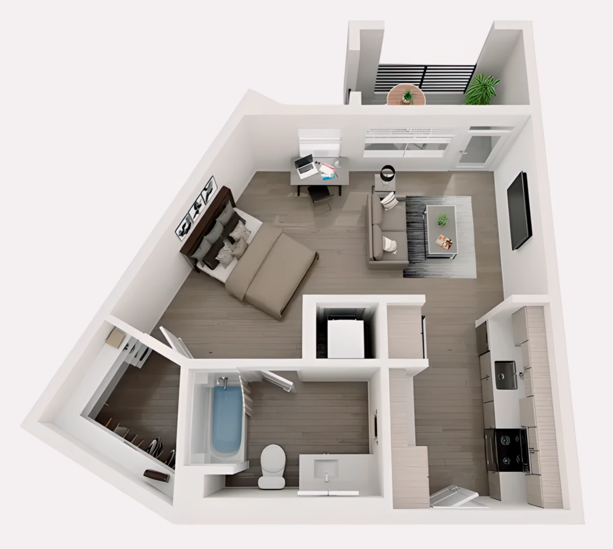Studio Rooms view 1