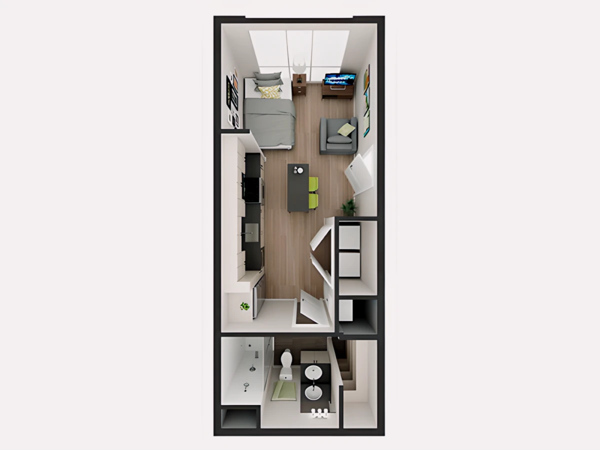 Studio Rooms view 1