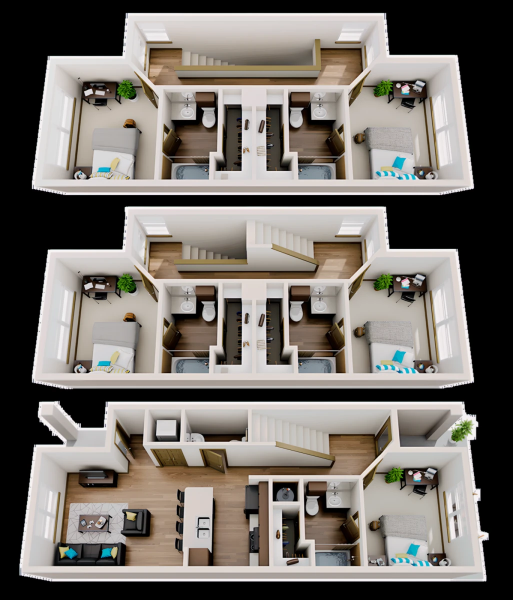 5 Rooms view 1