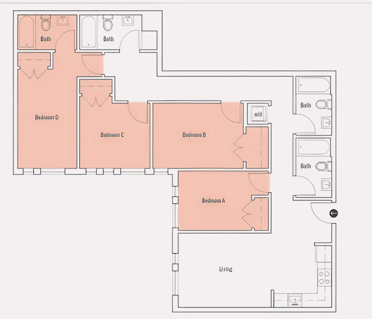 4BR/4BA Rooms view 1