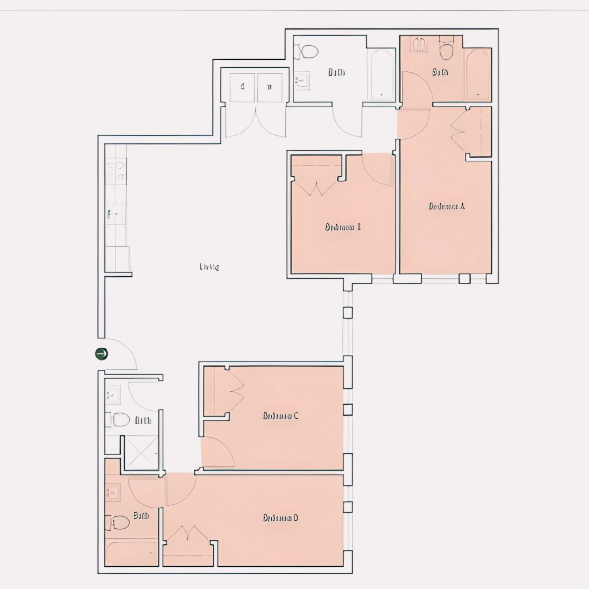 4BR/4BA Rooms view 2
