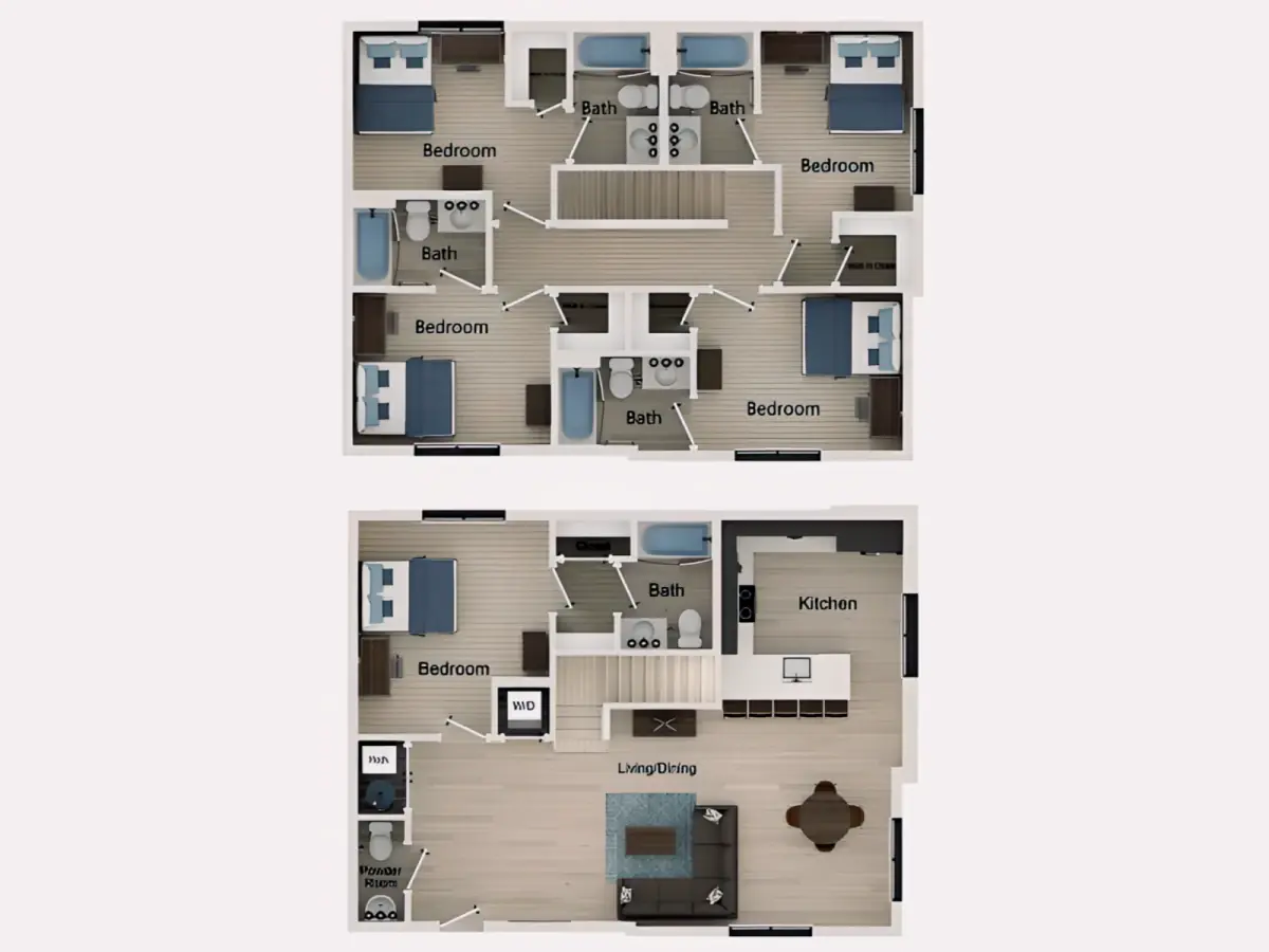 5 Rooms view 1