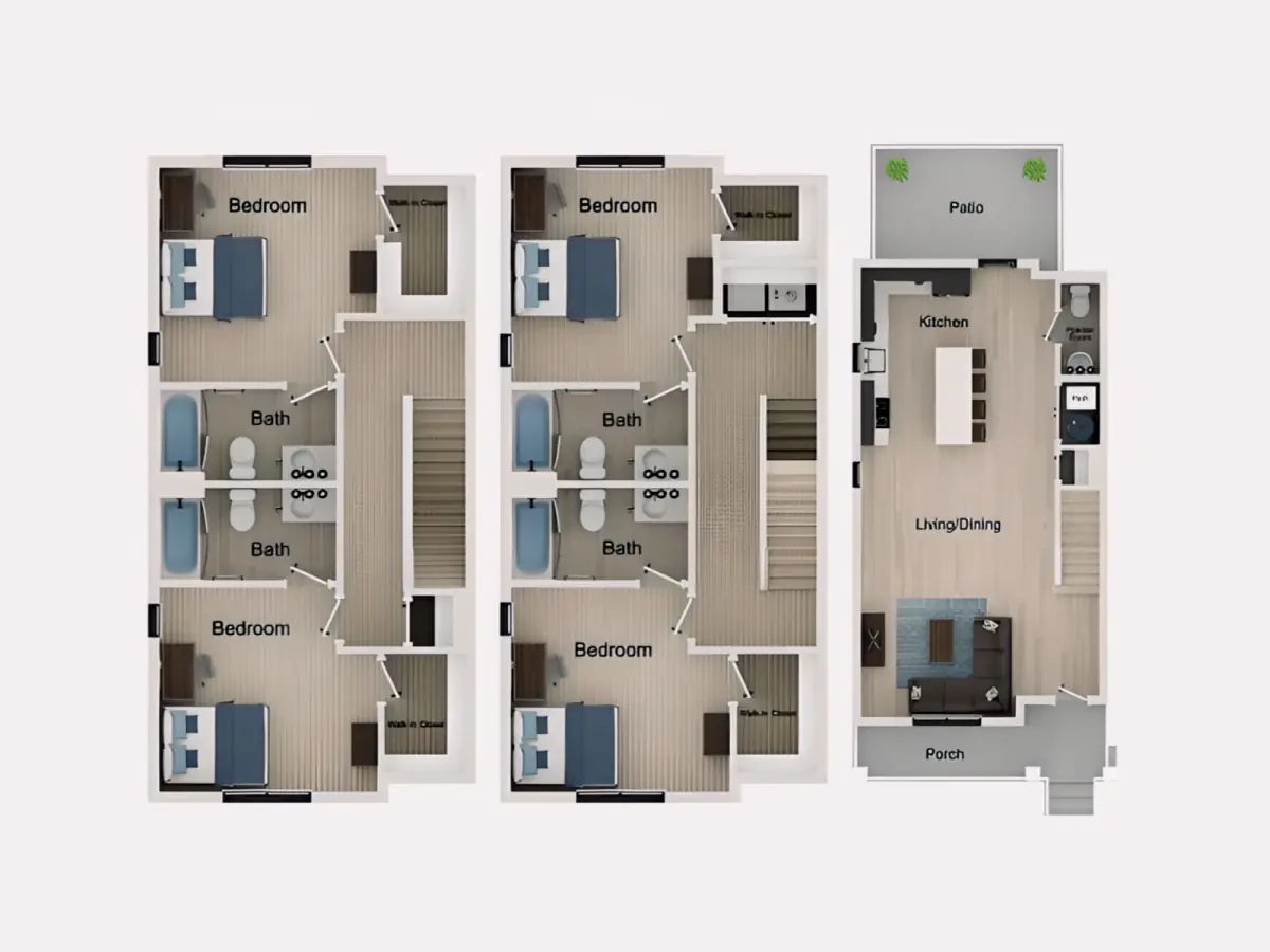 4 Rooms view 3