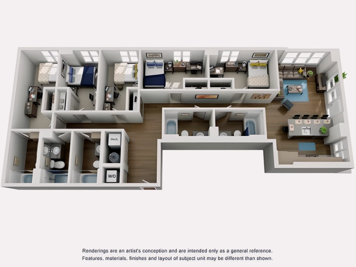 5 Rooms view 2