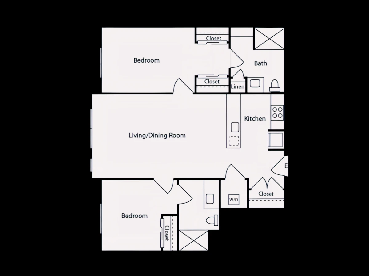 2 Rooms view 1