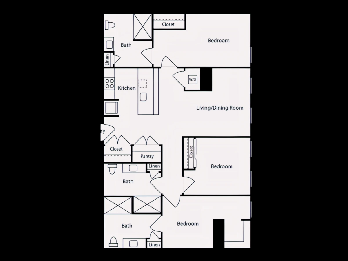 3 Rooms view 2