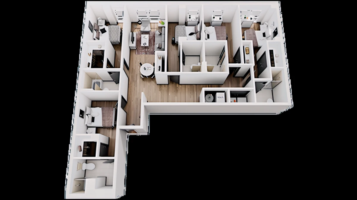 5 Rooms view 2