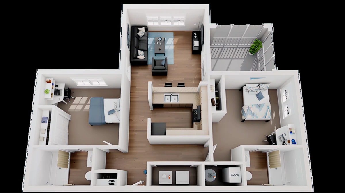 1 Bed 1 Bath Premium