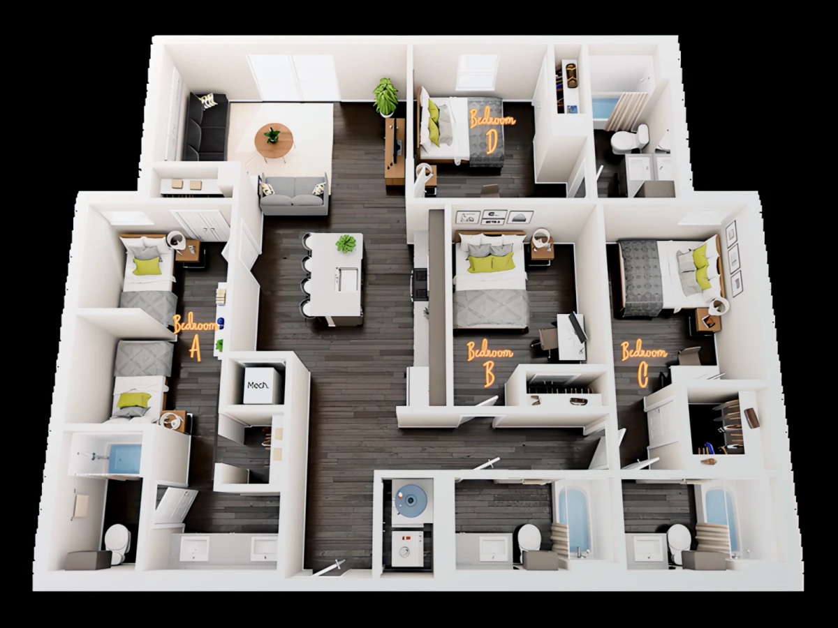4b4b Rooms view 2