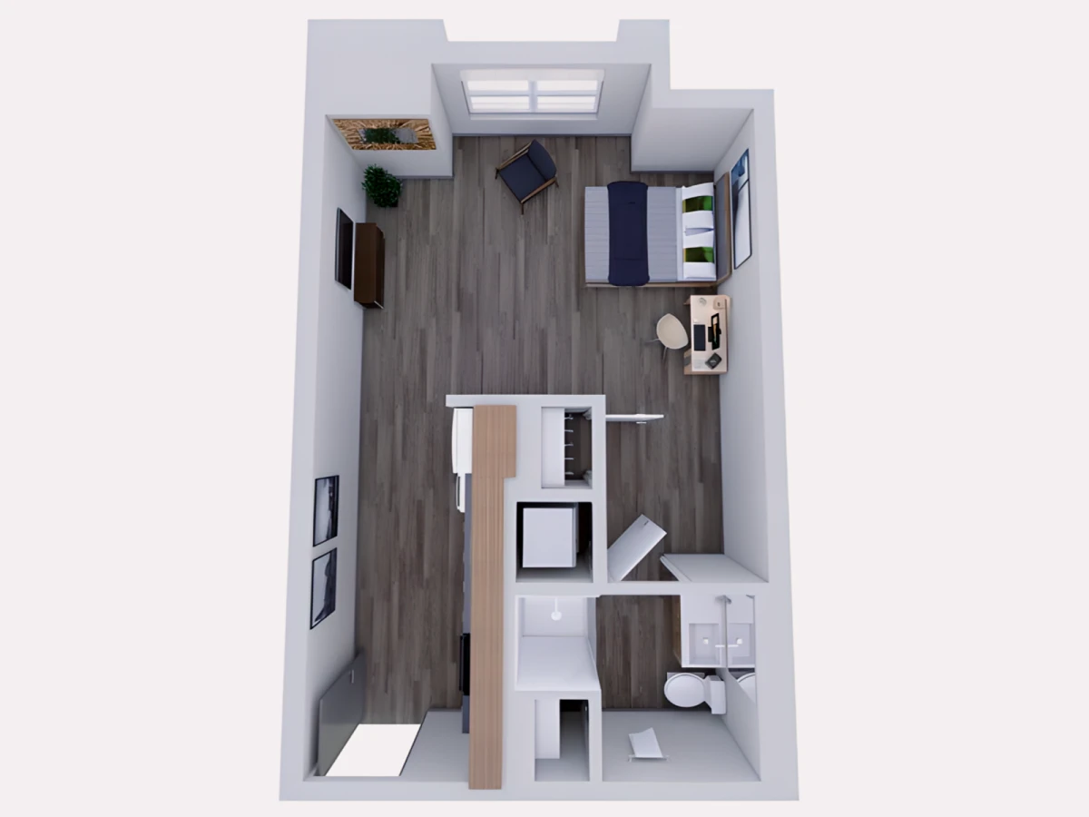 4 Rooms view 2