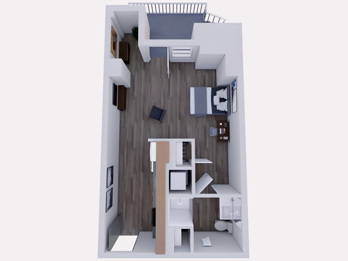 3 Rooms view 1