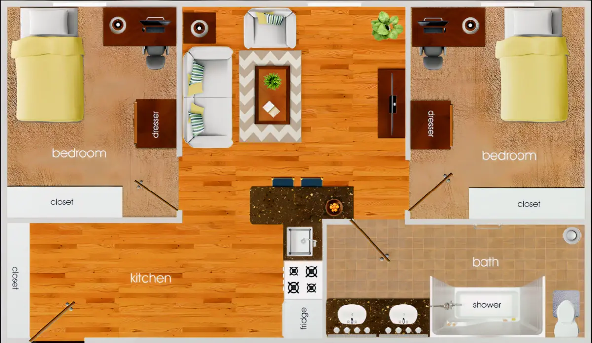 3 Rooms view 3