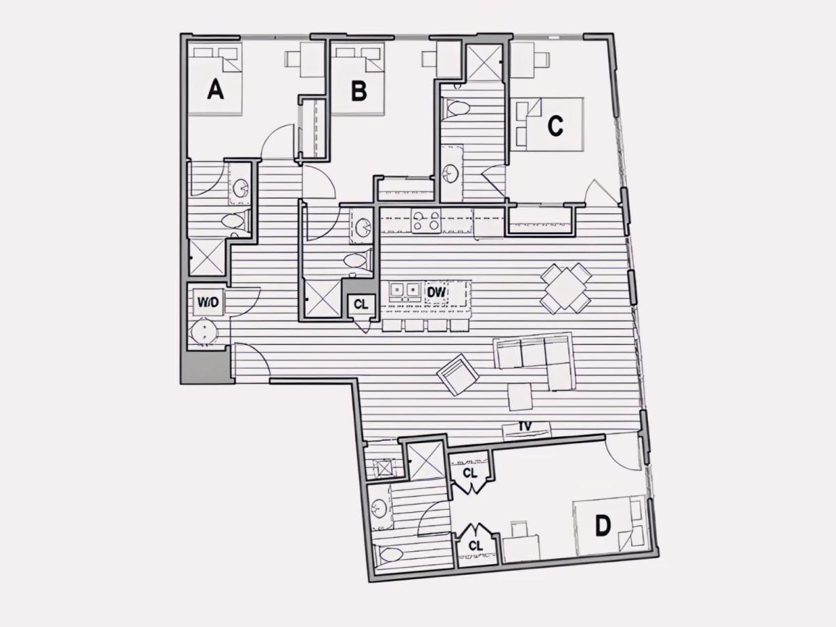 4 Rooms view 4