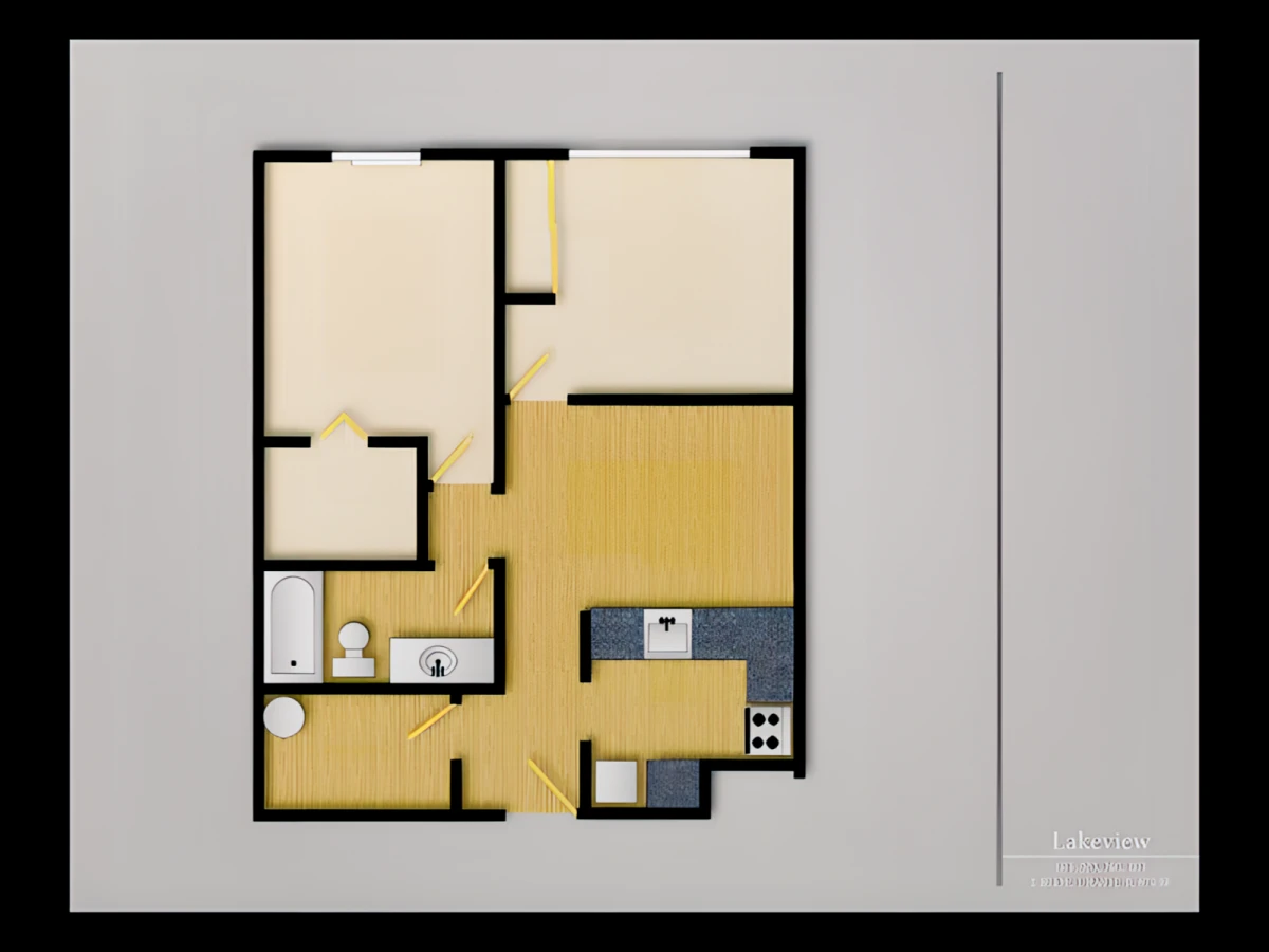 3 Rooms view 2