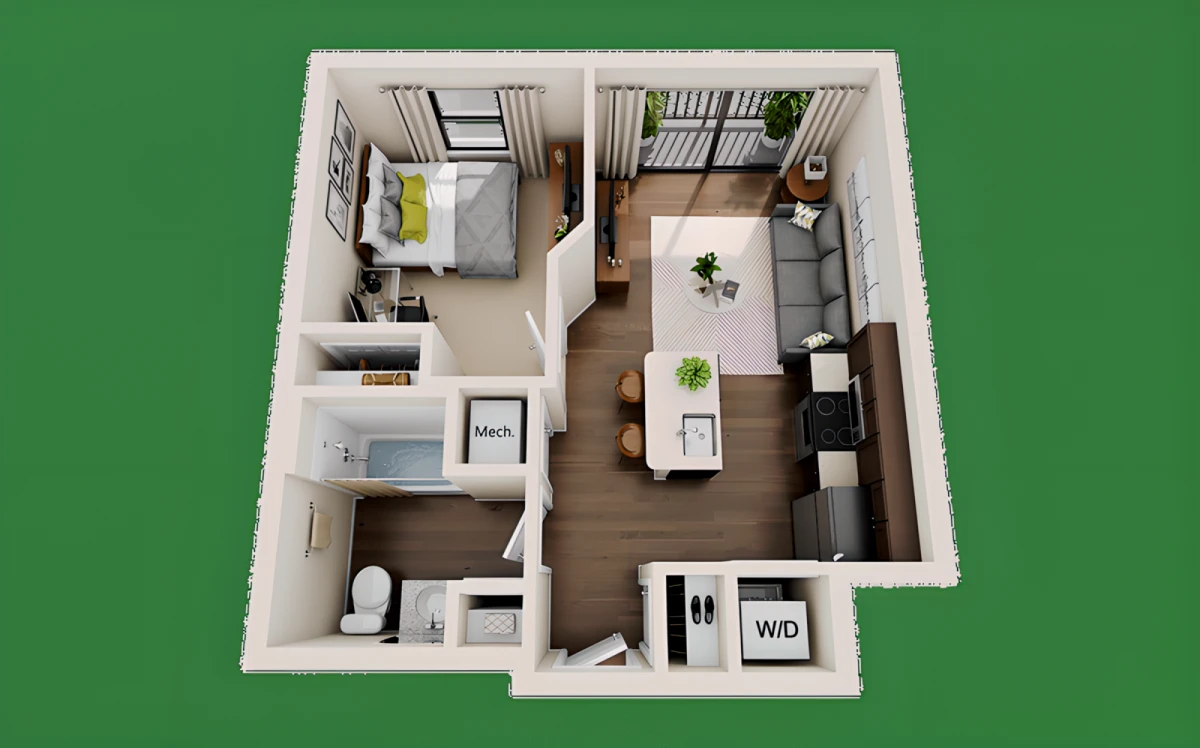 1 Rooms view 3
