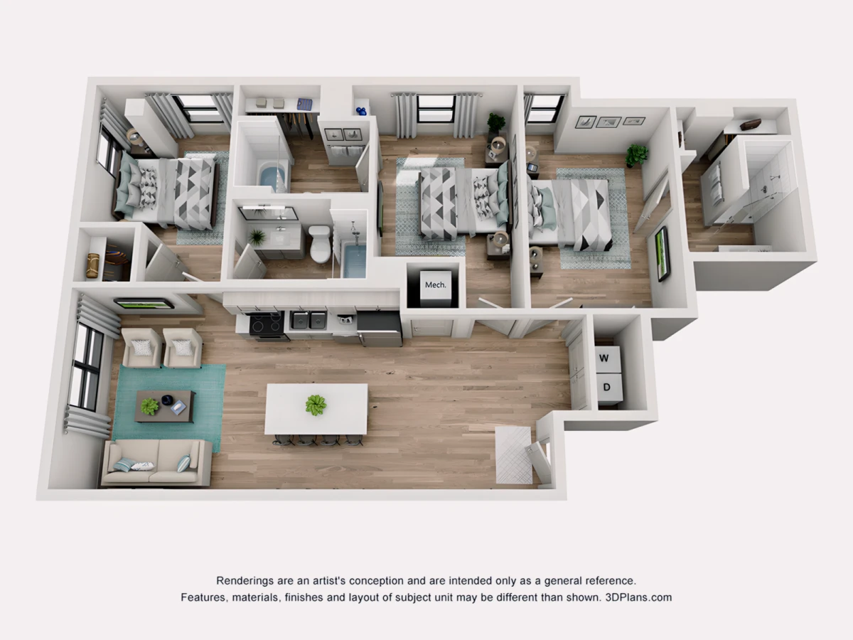 3 Rooms view 3