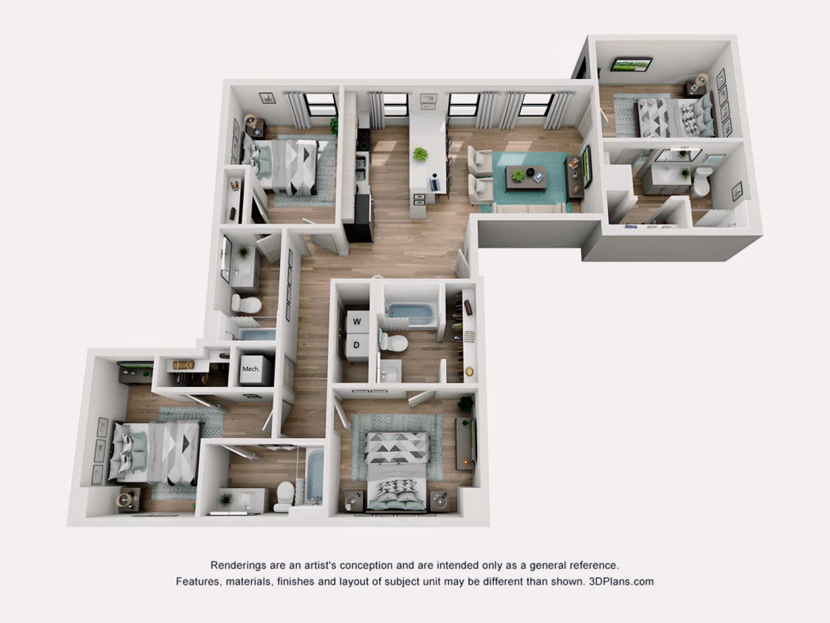 4 Rooms view 4