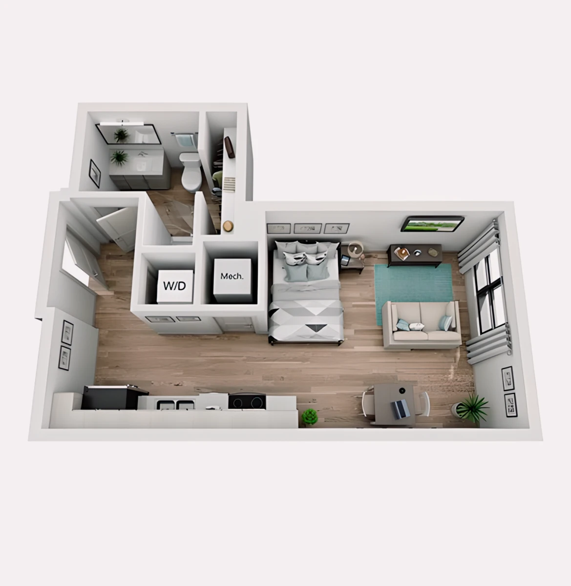 Studio Rooms view 2
