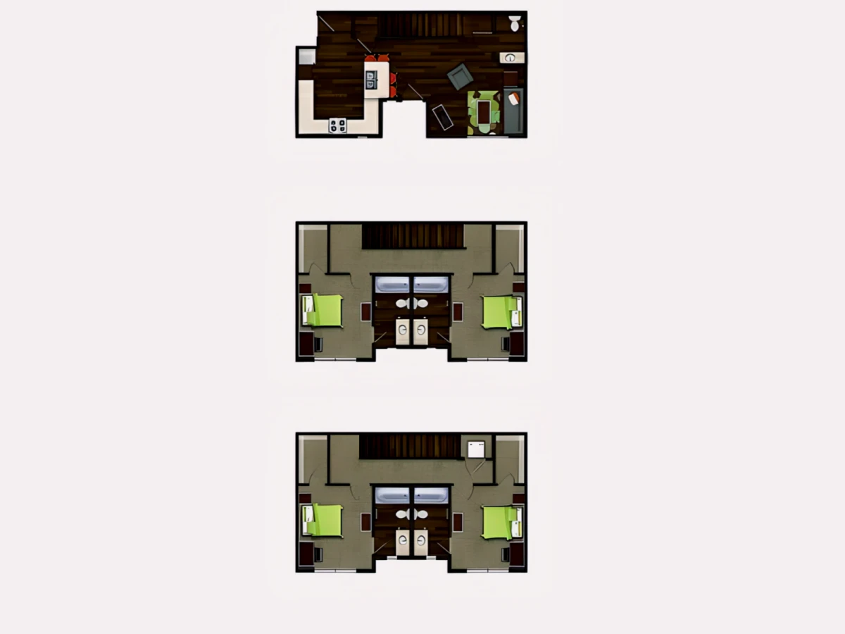 4 Rooms view 3