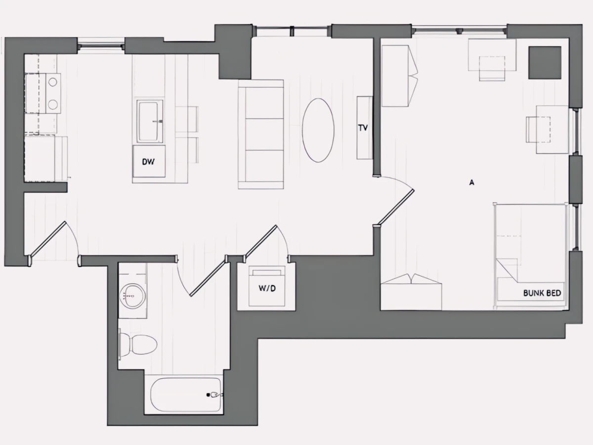 2 Rooms view 3