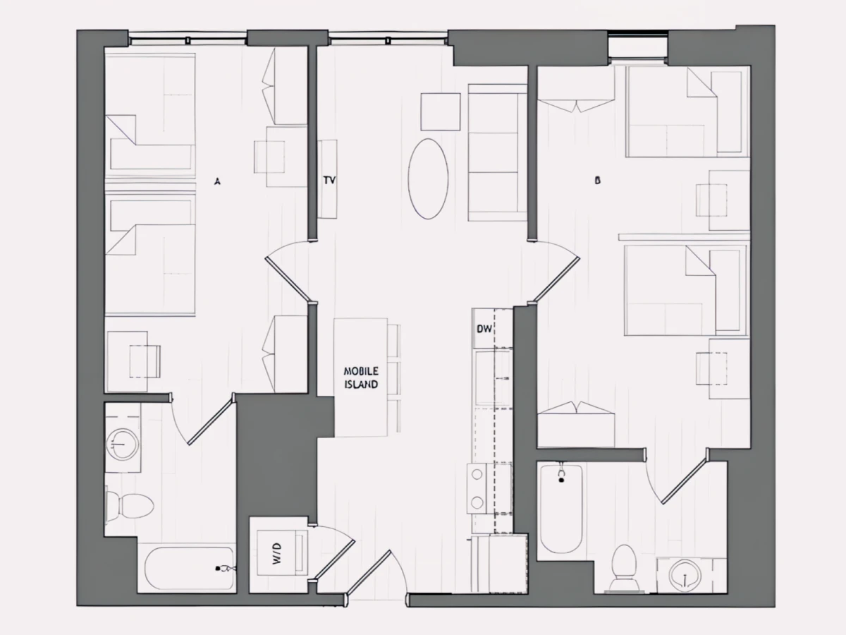 2 Rooms view 4