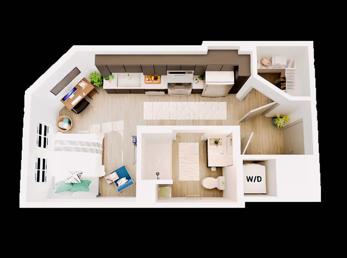 2 Rooms view 3