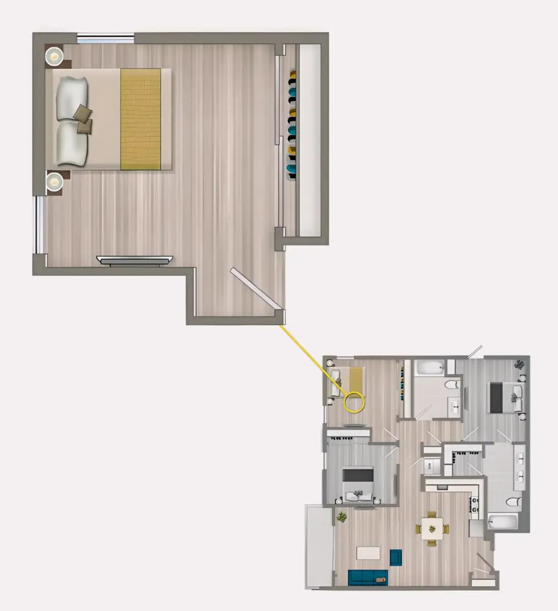 Studio Rooms view 2