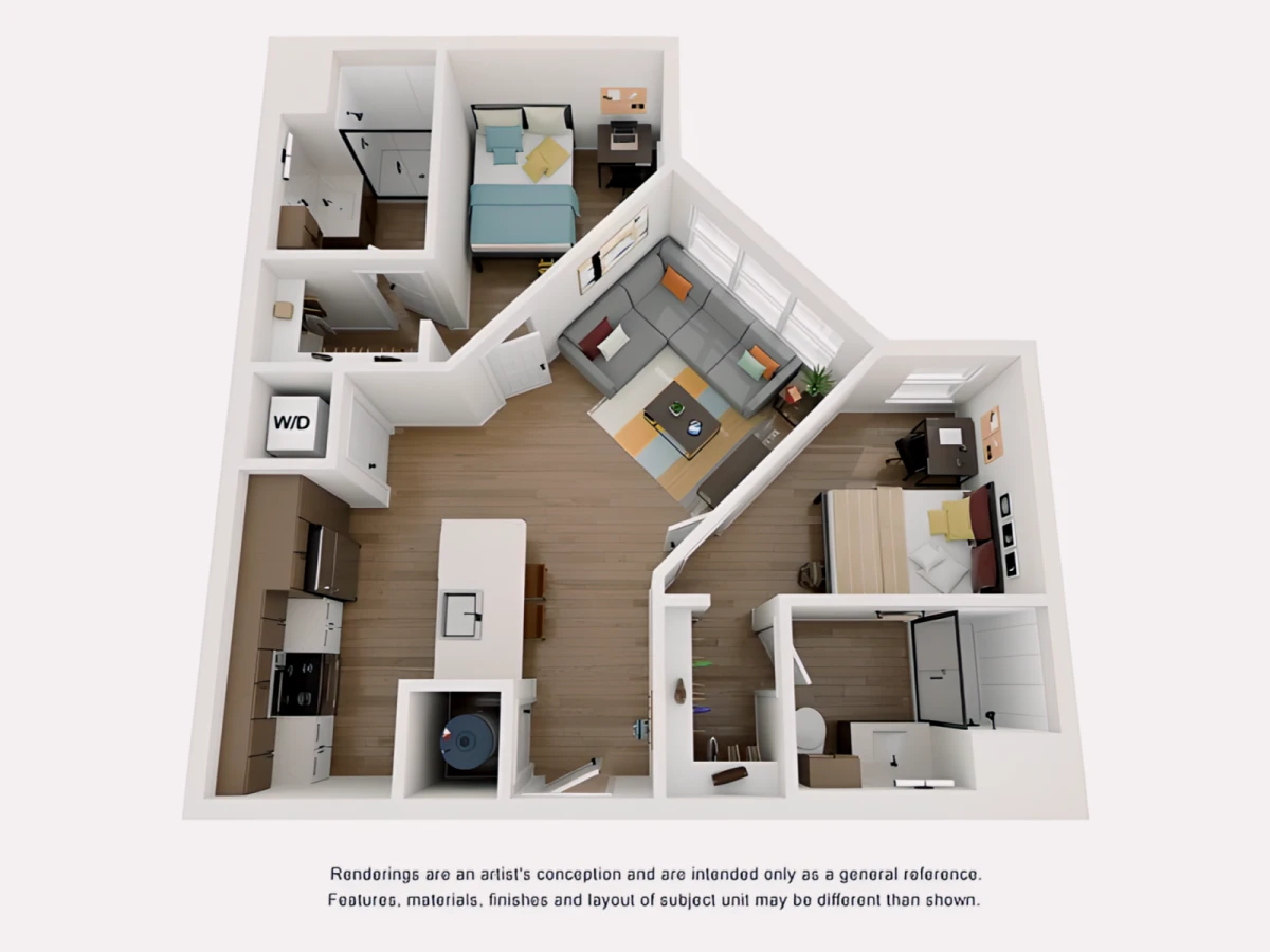 2 Rooms view 2