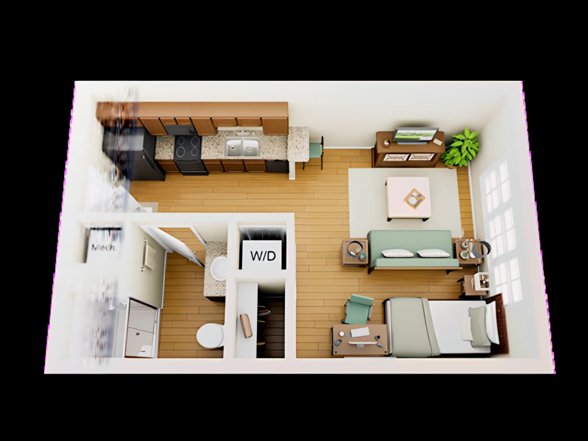 Studio Rooms view 1