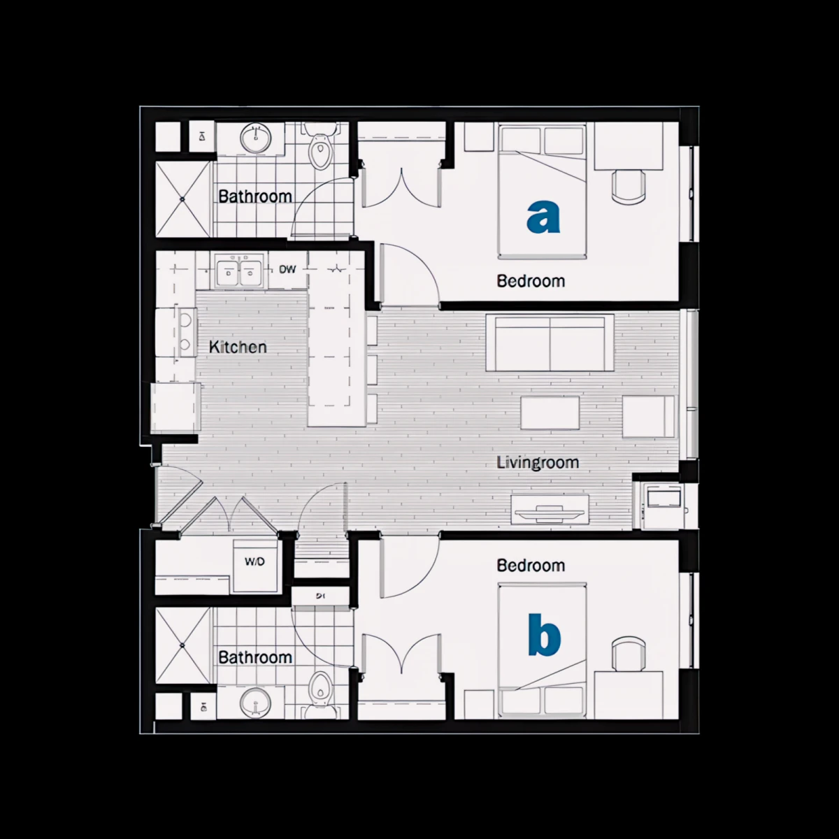 2 Rooms view 2