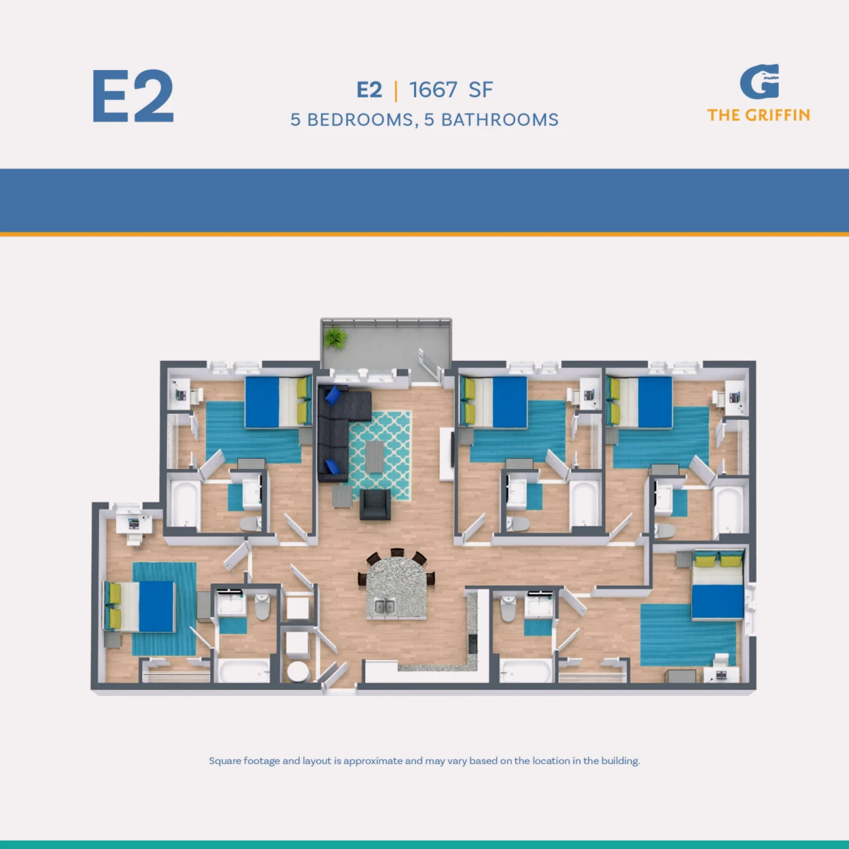 5 Rooms view 2