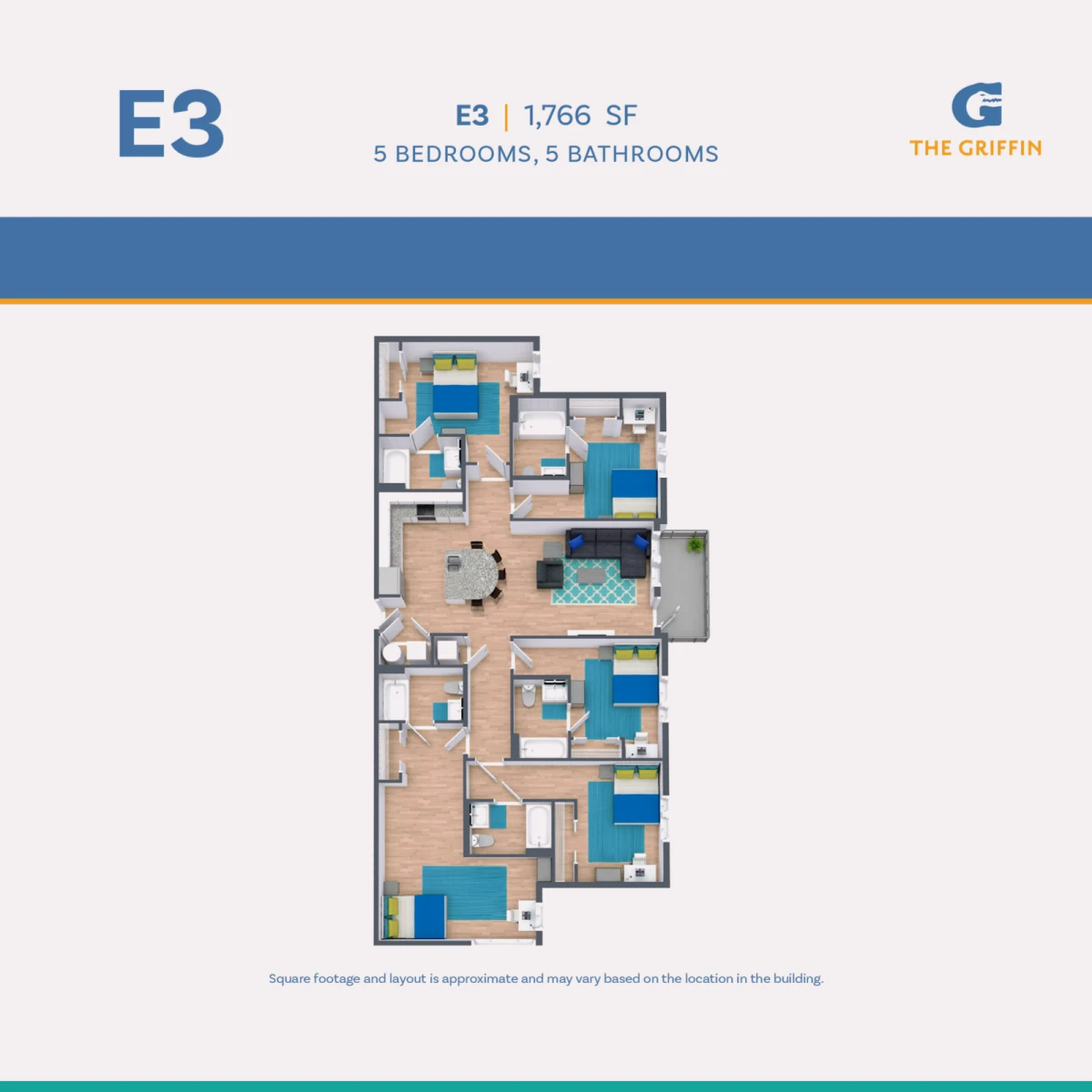 5 Rooms view 1