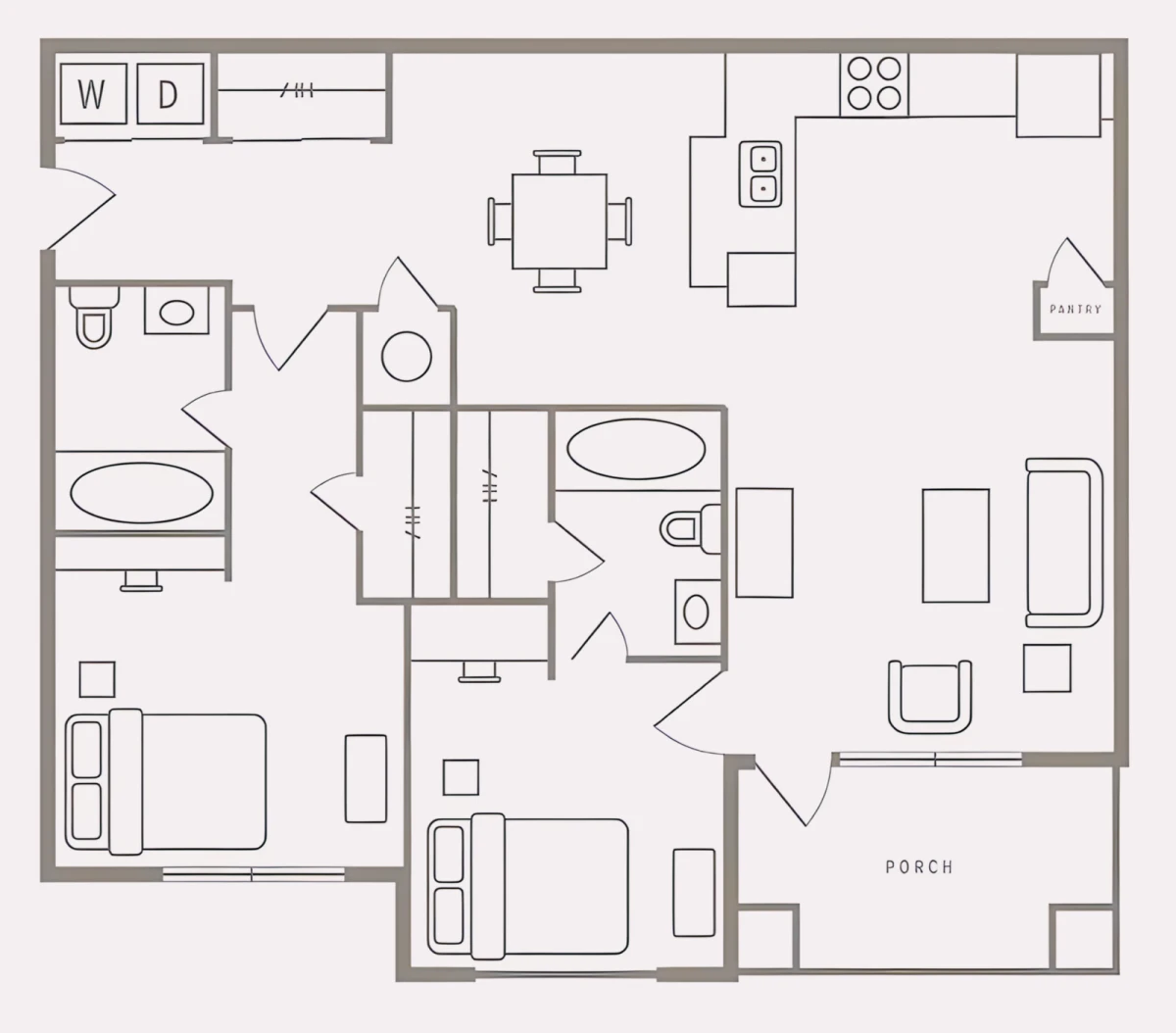 2 Rooms view 2