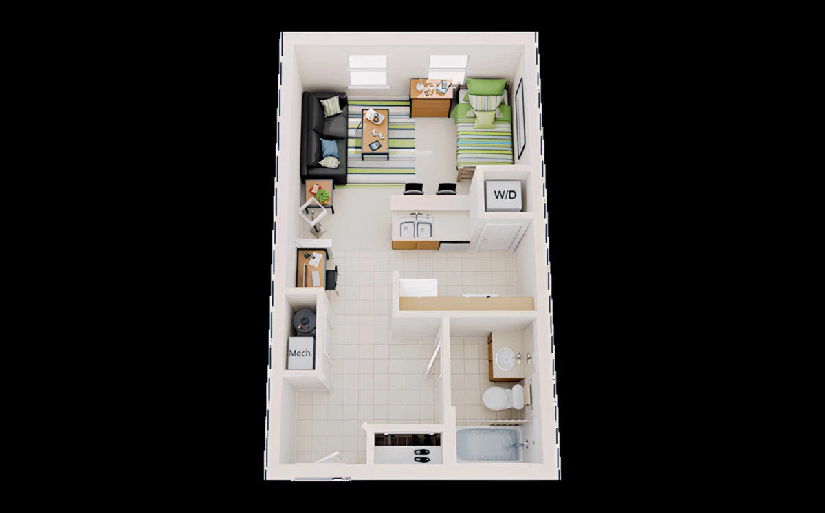 Studio Rooms view 1