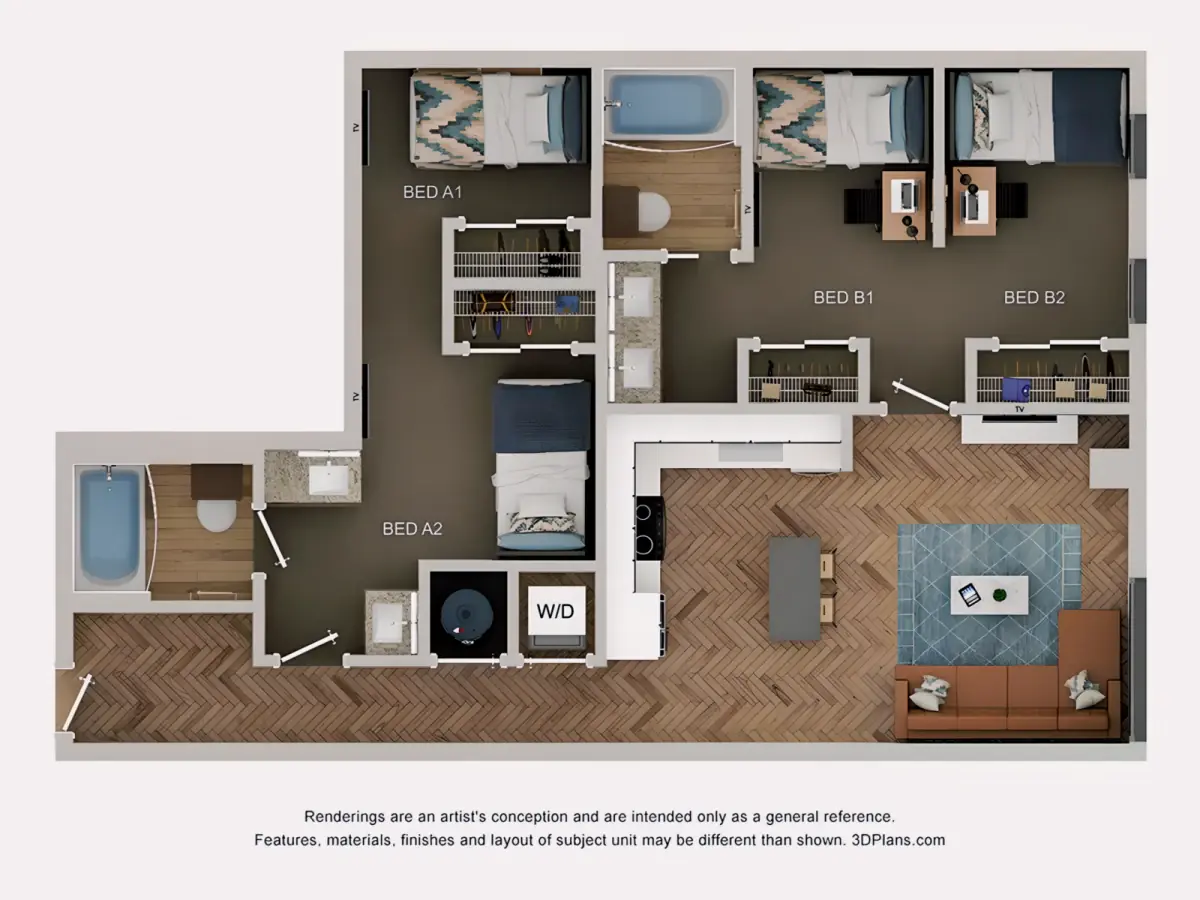 2 Rooms view 2