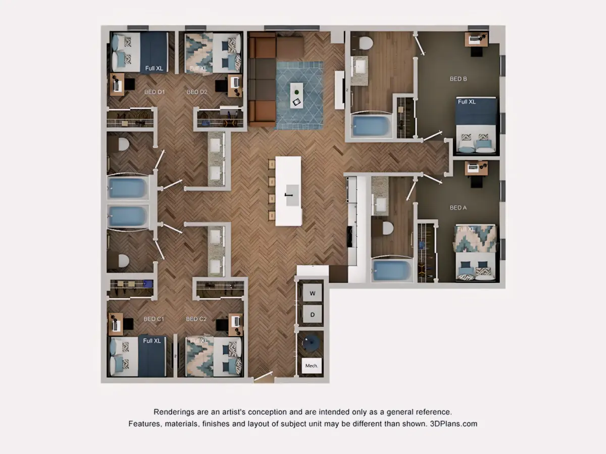 Shared Rooms view 4