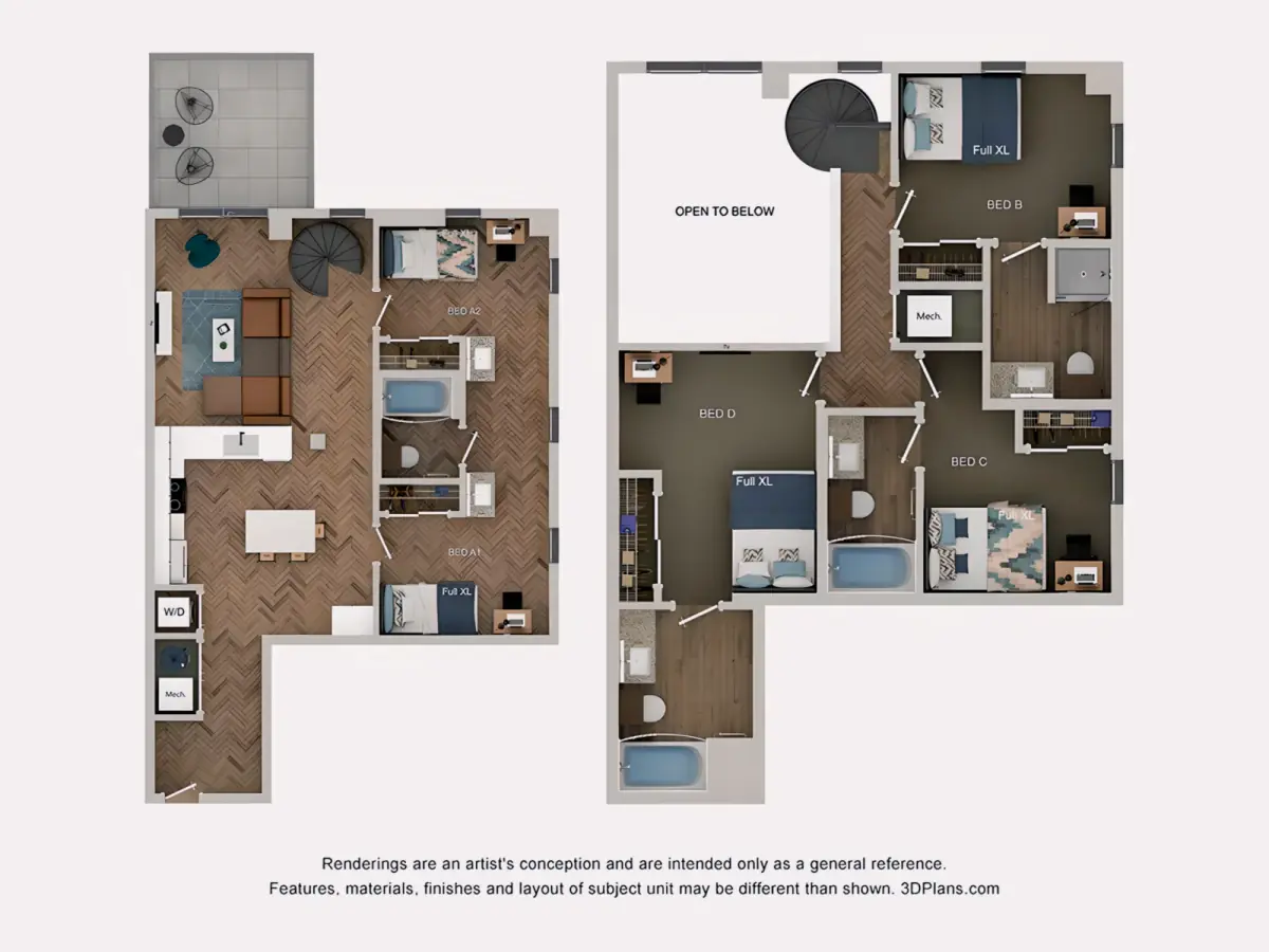 Shared Rooms view 2