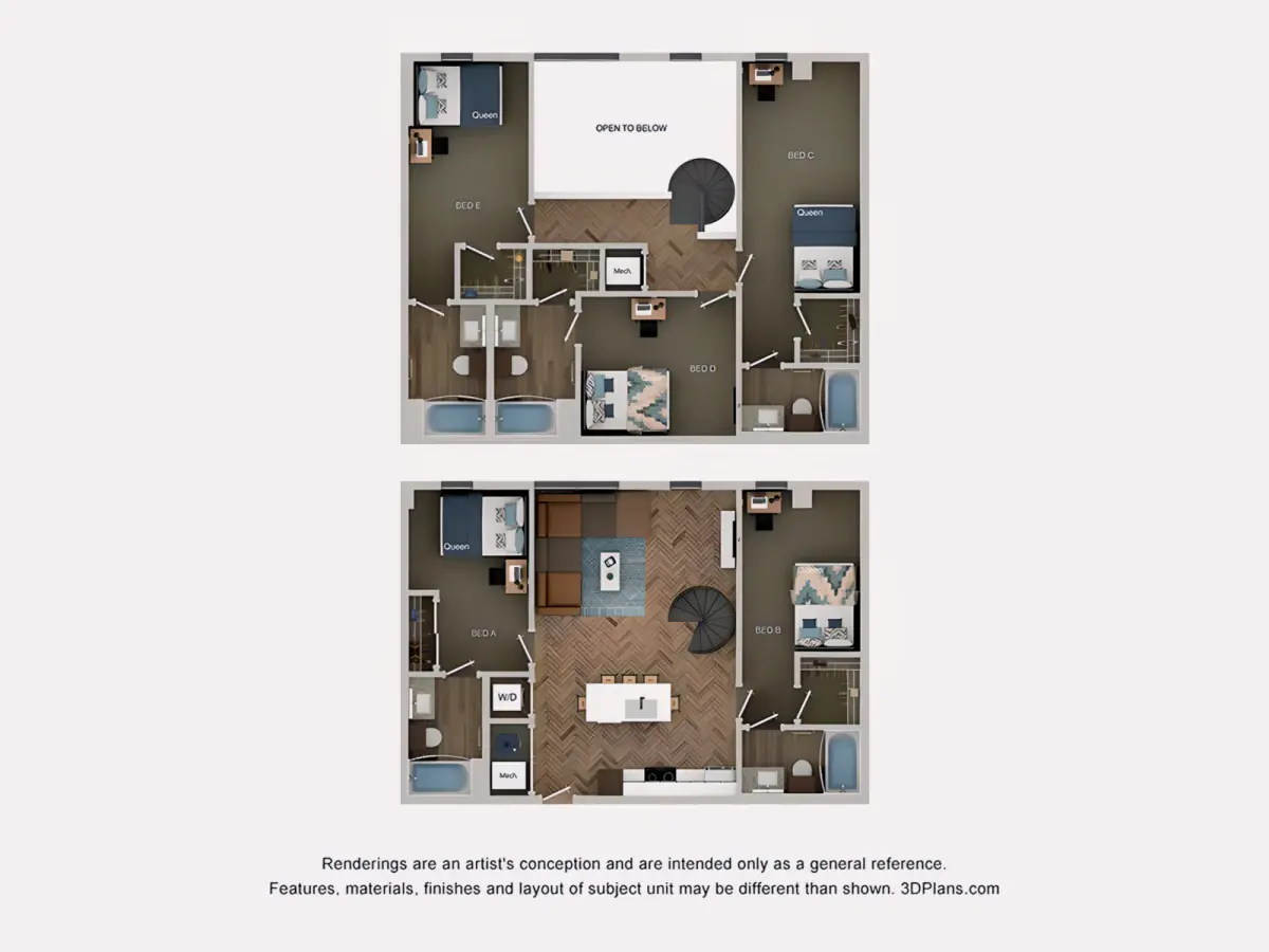 5 Rooms view 1