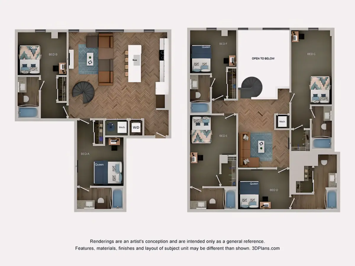 6 Rooms view 3