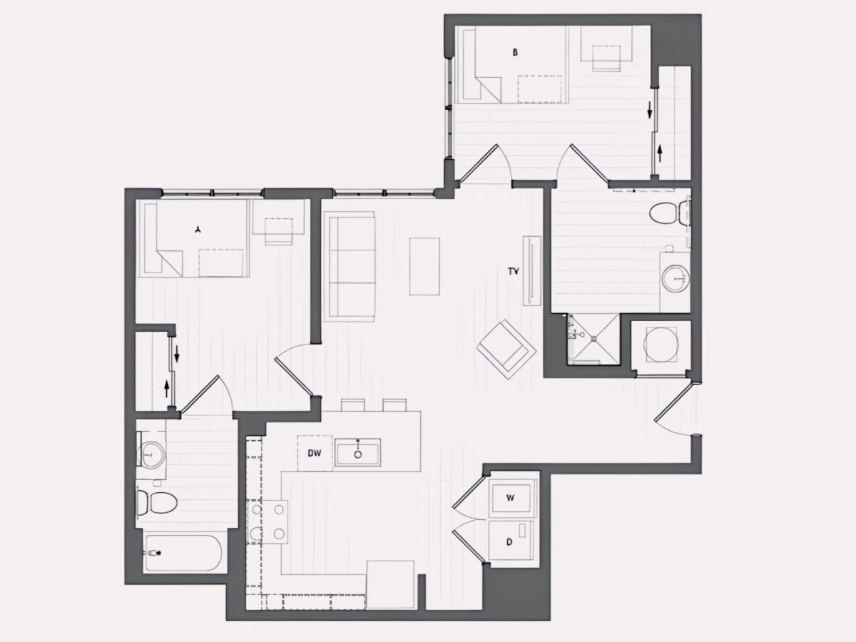 2 Rooms view 4
