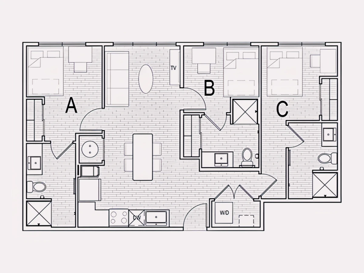 3 Rooms view 3