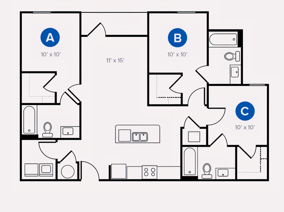 3 Rooms view 3