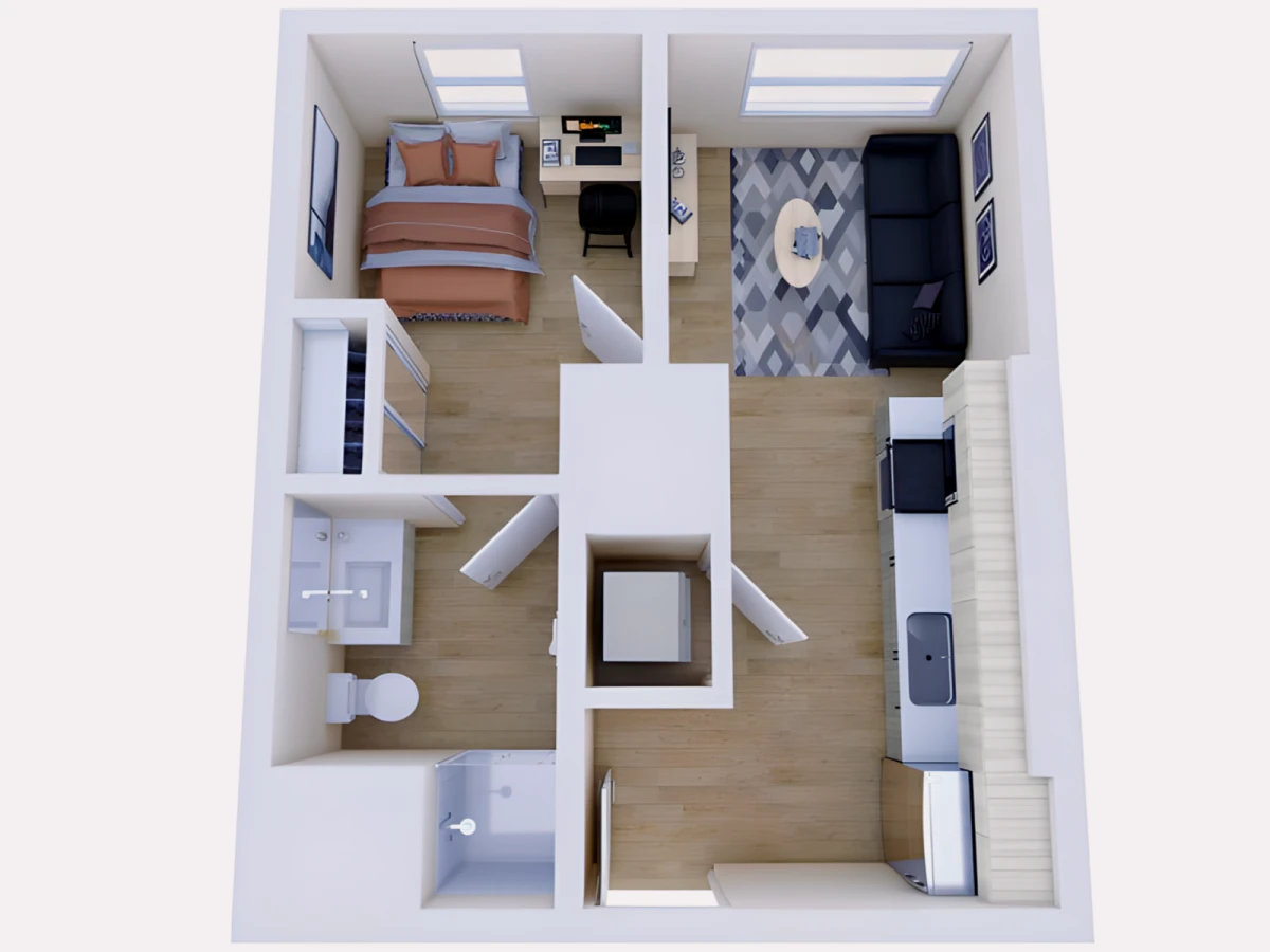 1 Bed 1 Bath