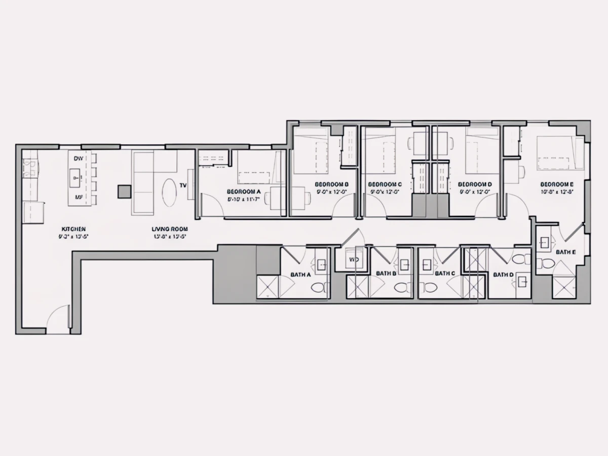 5 Rooms view 2